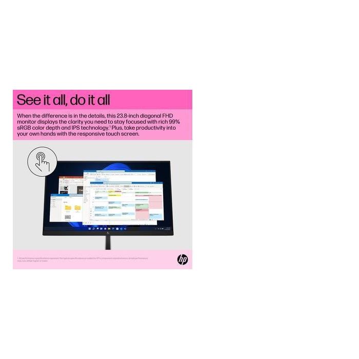 HP E24t G5 FHD Touch Monitor 17 HP E24t G5 FHD Touch Monitor 17