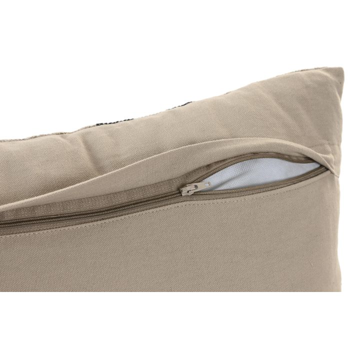 Cojin Tradicional DKD Home Decor Gris Claro 30 x 50 cm (2 Unidades) 3
