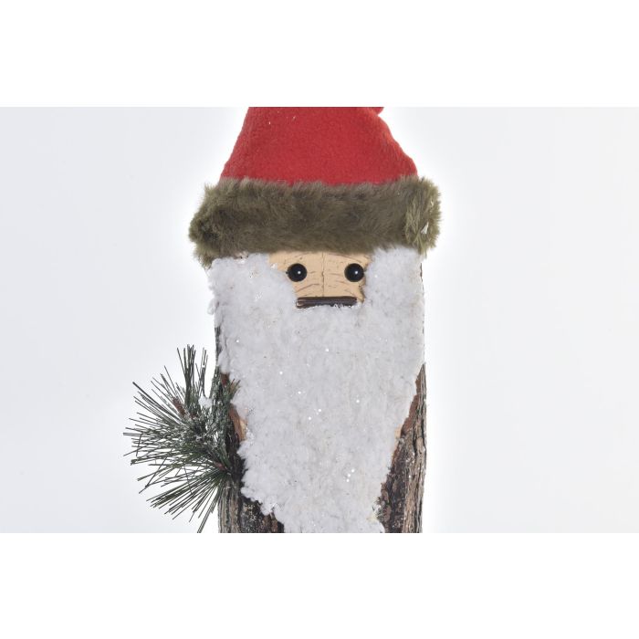 Figura Navidad Alpina DKD Home Decor Natural Rojo 9 x 35 x 12 cm 1