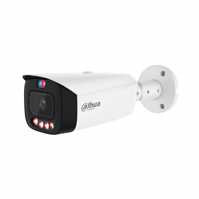(Dh-Ipc-Hfw3449T1P-As-Pv-0280B-Pro) Dahua Camara Ip Wizcolor Bullet Wizsense Serie 3 4Mp con Inteligencia Artificial, Soporta Microsd 256Gb Tioc Pro Alarma In/Out, Acupick, Smd 4.0, 12 Vdc/Poe, Ip67, 2.8Mm 2