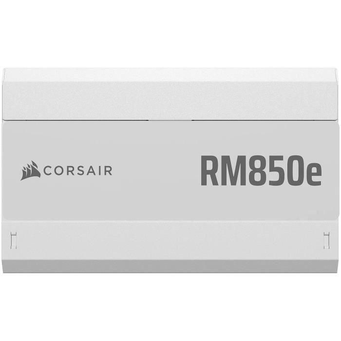 Corsair CP-9020293-EU Fuente Alimentación RM850e 850W 80 Plus Gold Full Modular ATX 3.1 Blanca Silenciosa para PC 2