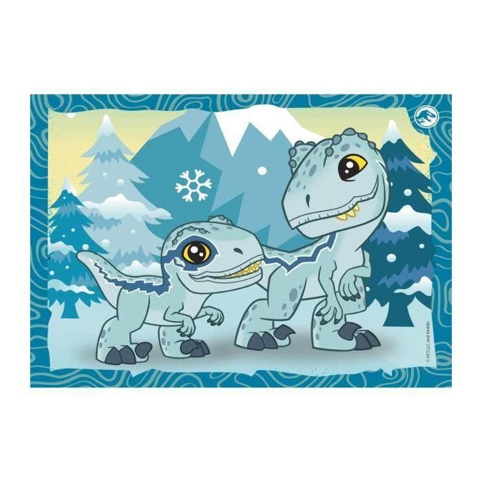 CLEMENTONI Puzzle Jurassic World de 12, 16, 20 y 24 Piezas - 18,9x14,2cm 1