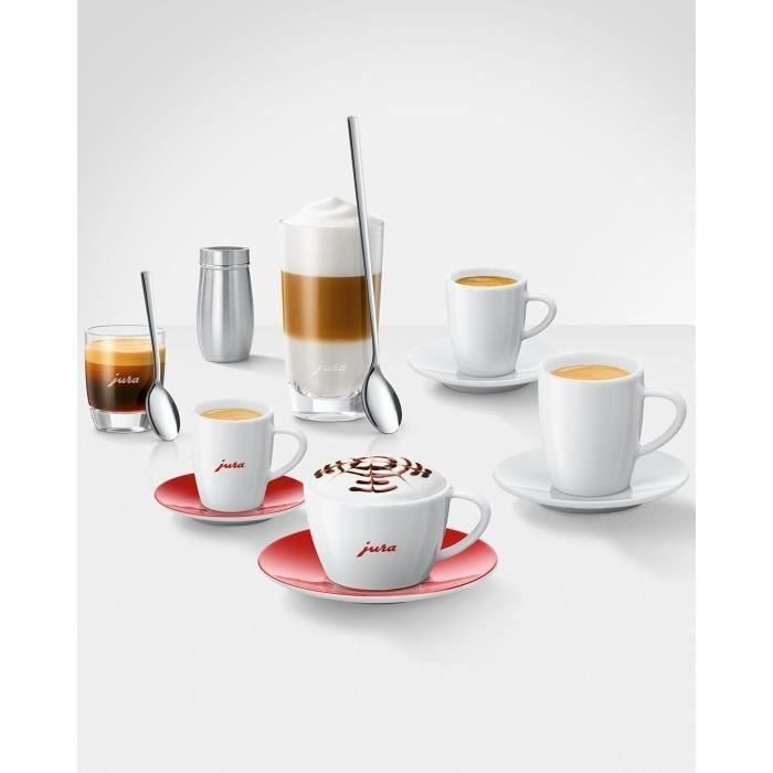 Jura JUR7610917717927 Juego de 2 Mini Vasos Macchiato para Café con Leche 220 ml H10,5 cm 5 Jura JUR7610917717927 Juego de 2 Mini Vasos Macchiato para Café con Leche 220 ml H10,5 cm 5