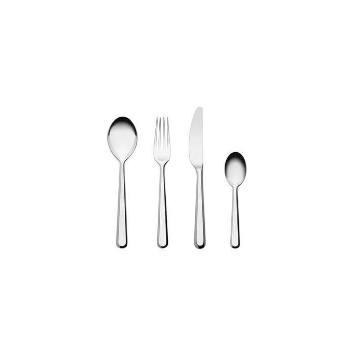 Alessi BG02S4 Set de 4 Cubiertos Acero Inoxidable 18/10 Alessi BG02S4 Set de 4 Cubiertos Acero Inoxidable 18/10