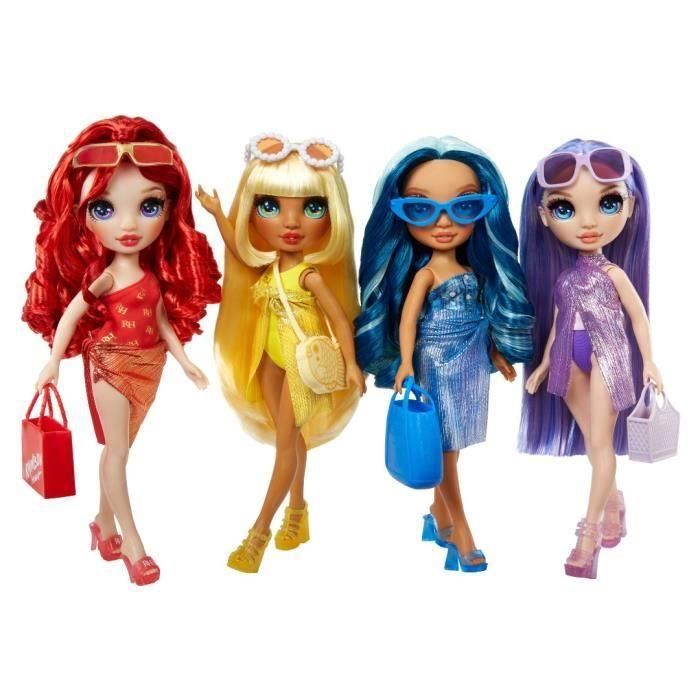 Rainbow High Swim & Style - Muñeca de moda articulada 27 cm - Skyler (Azul) - Bañador + Pareo - a partir de 4 años 5 Rainbow High Swim & Style - Muñeca de moda articulada 27 cm - Skyler (Azul) - Bañador + Pareo - a partir de 4 años 5