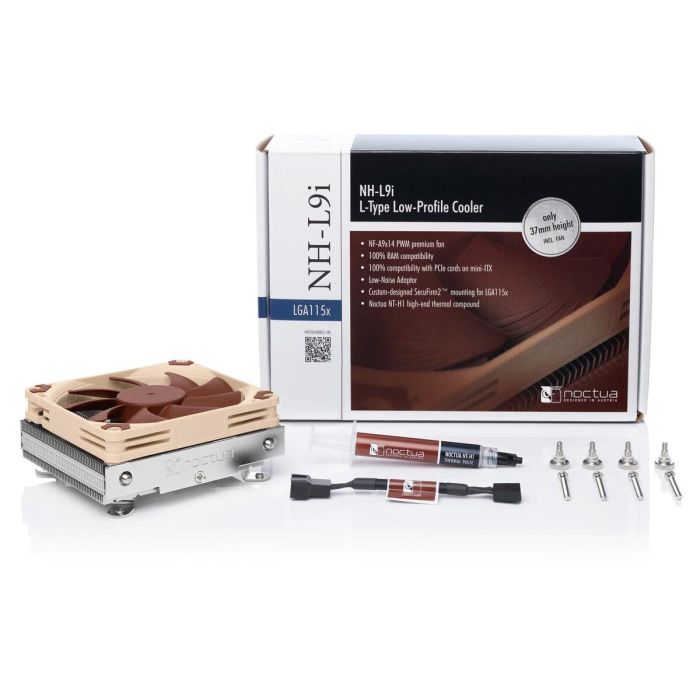 Noctua Cooler Cpu NH-L9I Bajo Perfil, 95X95X37Mm, Intel Lga1150, Lga1151, Lga1155, Lga1156, Lga1200 1 Noctua Cooler Cpu NH-L9I Bajo Perfil, 95X95X37Mm, Intel Lga1150, Lga1151, Lga1155, Lga1156, Lga1200 1