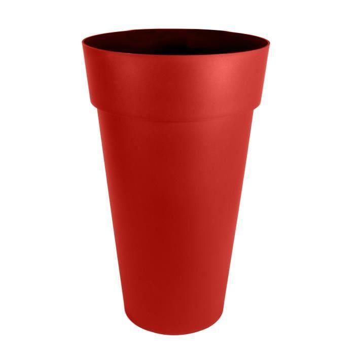 Maceta EDA Toscana XXL - Ø 48 x H 80 cm - 90 L - Rojo rubí 1 Maceta EDA Toscana XXL - Ø 48 x H 80 cm - 90 L - Rojo rubí 1