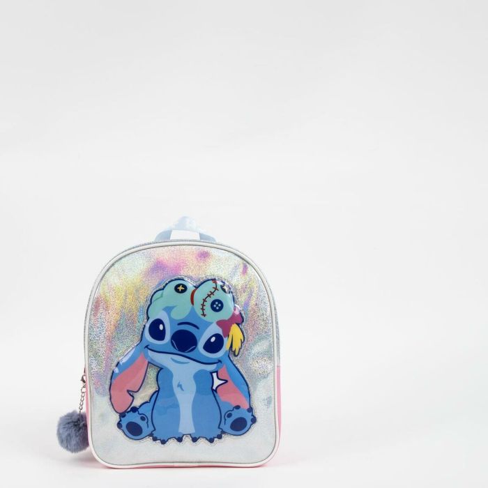 Mochila Infantil Stitch Rosa 20 x 23 x 8 cm 4