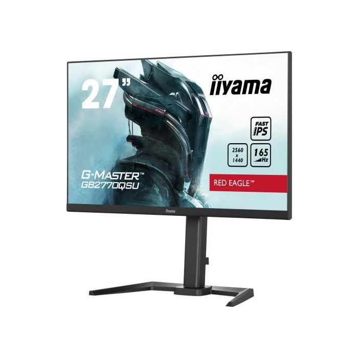 (D) Monitor Iiyama 27" Gaming G-Master Gb2770Qsu-B5, Wqhd, 165Hz, 0,5Ms, Hdmi, Usb, Displayport, Alt, Reg Alt, Pivotante (D) Monitor Iiyama 27" Gaming G-Master Gb2770Qsu-B5, Wqhd, 165Hz, 0,5Ms, Hdmi, Usb, Displayport, Alt, Reg Alt, Pivotante