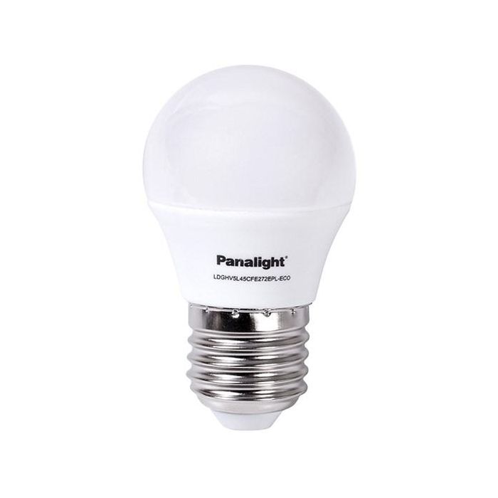 Panasonic-Panalight LDGHV5L45CFE272EPL-ECO Lámpara LED Esférica Frost E27 4W 4500K 270º Panasonic-Panalight LDGHV5L45CFE272EPL-ECO Lámpara LED Esférica Frost E27 4W 4500K 270º