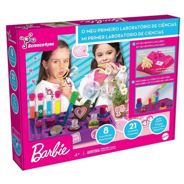 Juego mi primer kit de ciencias barbie con 17 experimentos, 28 contenidos y libro educativo 38x30x6 cm 2 Juego mi primer kit de ciencias barbie con 17 experimentos, 28 contenidos y libro educativo 38x30x6 cm 2