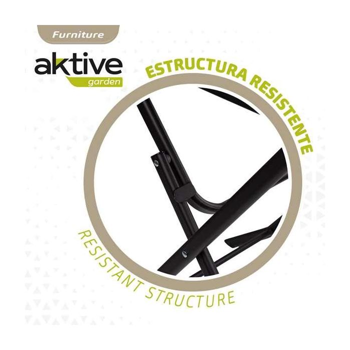 Aktive Mesa Cuadrada Plegable Metal 70x50x70 cm 1