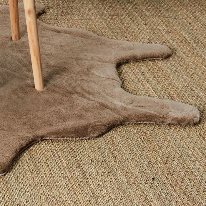 Alfombra Taupé Home Deco Factory 120x158 cm  3