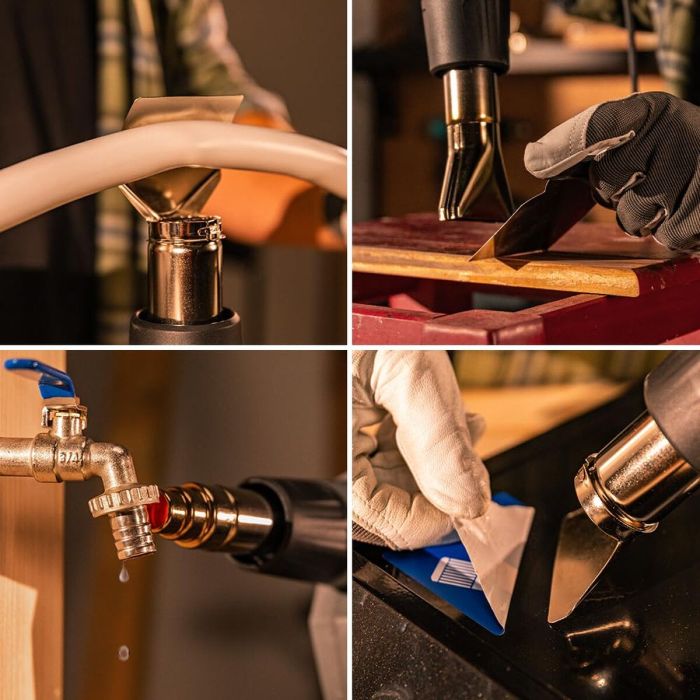 Cecotec Pistola de aire caliente Hell Gun 3500 2000 W 550ºC 500 L/min con 4 boquillas 1