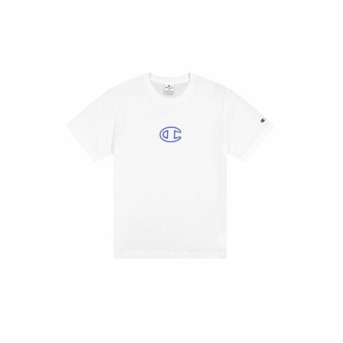 Camiseta de Manga Corta Hombre Champion Blanco L 0 Camiseta de Manga Corta Hombre Champion Blanco L 0