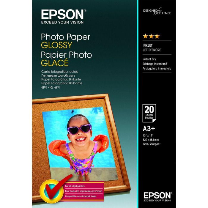 Pack de Tinta y Papel Fotográfico Epson C13S042535 A3 20 Hojas (1 unidad) 1