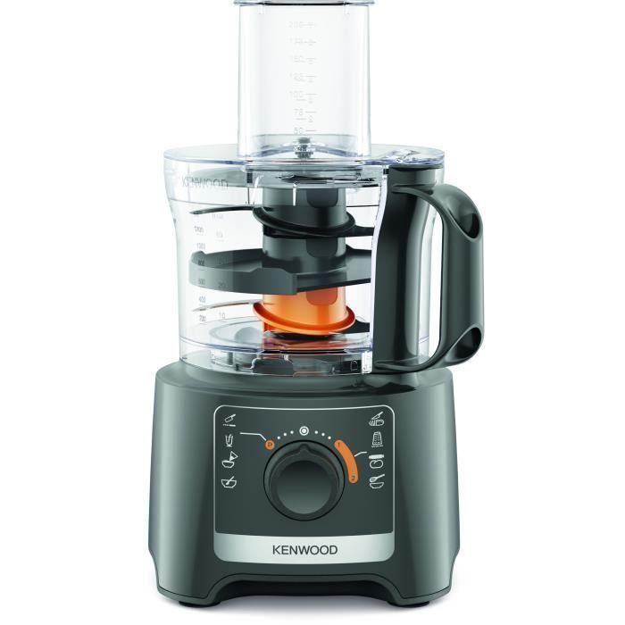 Kenwood FDP31.020GY Robot Multifunción con 800W de Potencia, Bol de 2.1L, 2 Velocidades, Función Pulso y Accesorios 3
