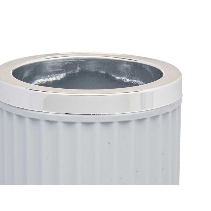 Berilo Vaso Multiuso Plástico Gris 7.5x11.5x7.5 cm (Set de 32) 3