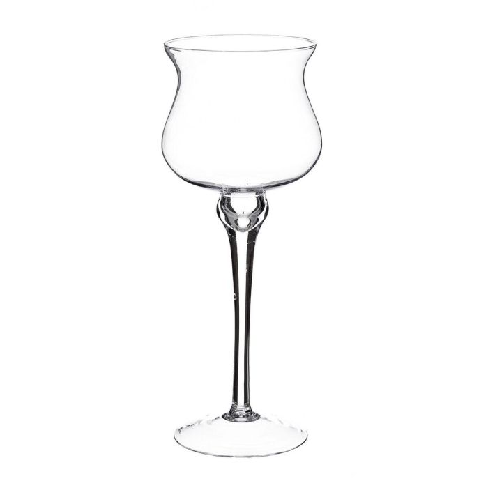 Candelabro 16 x 16 x 45 cm Cristal Transparente