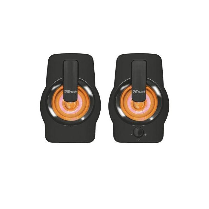 Trust Altavoces Gemi RGB 22948 / 12W / 2.0 Compactos con Iluminación LED RGB para PC y Portátil 2
