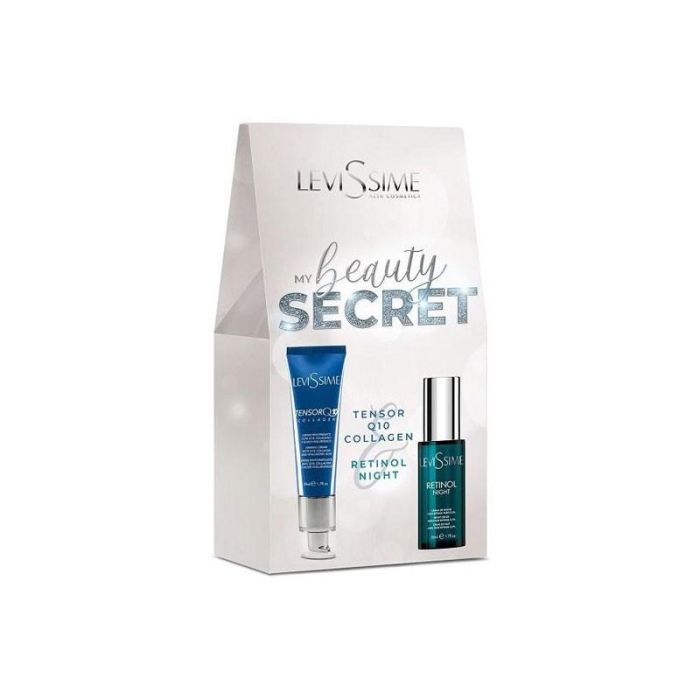 Levissime My Beauty Secret - Crema Tensor Q10 Collagen + Retinol Night 0.2% para Piel sin Arrugas y Firme Levissime My Beauty Secret - Crema Tensor Q10 Collagen + Retinol Night 0.2% para Piel sin Arrugas y Firme