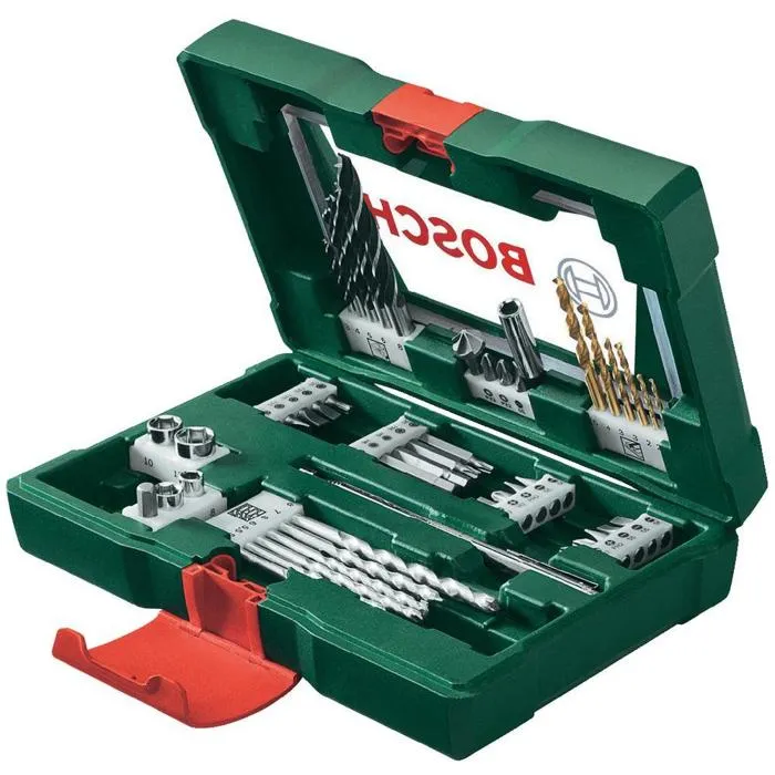 Bosch 3165140751544 Juego de Brocas y Taladros V-Line de 48 Piezas con Vástago Magnético 0 Bosch 3165140751544 Juego de Brocas y Taladros V-Line de 48 Piezas con Vástago Magnético 0
