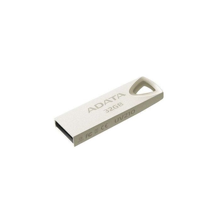 ADATA UV210 Memoria USB 32GB USB 2.0 Metálica Aleación de Zinc, Ultra Resistente Agua, Polvo e Impactos, Diseño sin Tapa 2
