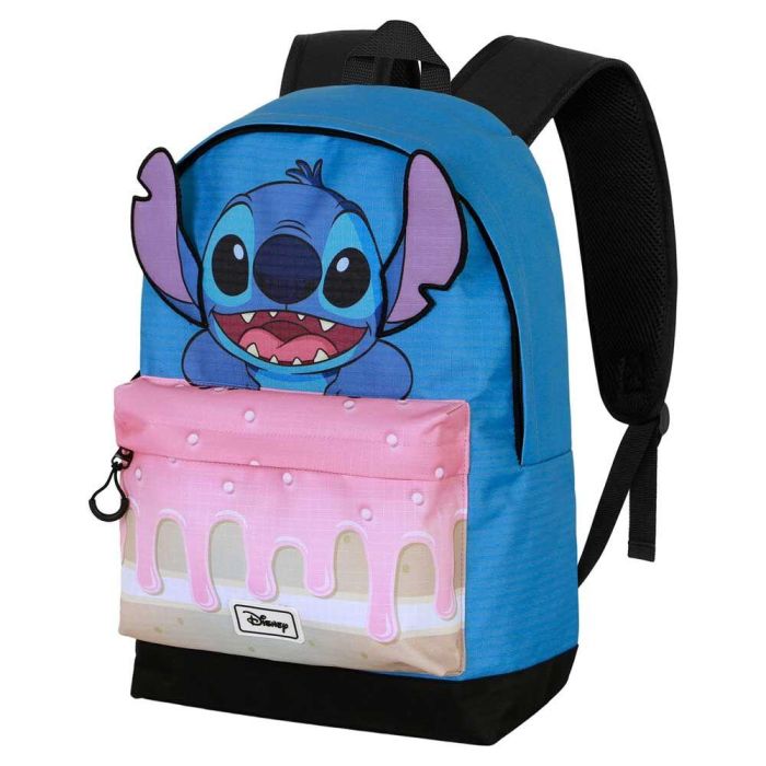 Disney Lilo y Stitch Mochila HS FAN 2.2 Cake Azul - Urbana, Resistente al Agua, con Bolsillo para Electrónicos 1 Disney Lilo y Stitch Mochila HS FAN 2.2 Cake Azul - Urbana, Resistente al Agua, con Bolsillo para Electrónicos 1