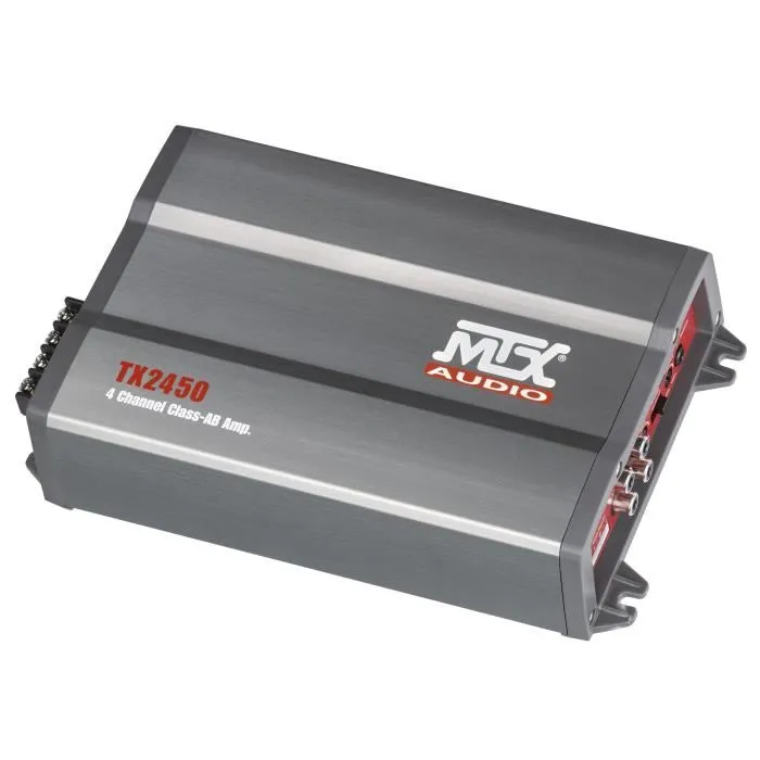 MTX AUDIO TX2450 Amplificador de 4 Canales Clase AB 4x50Wrms / 4x75Wrms con Filtro Activo Variable 0 MTX AUDIO TX2450 Amplificador de 4 Canales Clase AB 4x50Wrms / 4x75Wrms con Filtro Activo Variable 0