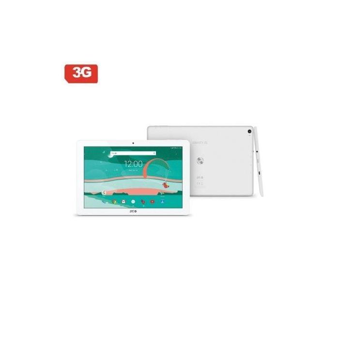 TABLET CON 3G SPC GRAVITY 10.1 BLANCA - QC A7 1.3GHZ - 1GB DDR3 - 16GB - 10.1"/25.65CM IPS HD - CAM 5MPX/2 - BT - MICRO SD - BAT 5800MAH - ANDROID 7 TABLET CON 3G SPC GRAVITY 10.1 BLANCA - QC A7 1.3GHZ - 1GB DDR3 - 16GB - 10.1"/25.65CM IPS HD - CAM 5MPX/2 - BT - MICRO SD - BAT 5800MAH - ANDROID 7