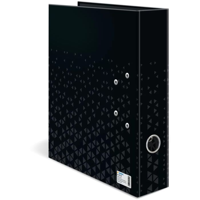 HERMA Ordner A4 Karton Color Schwarz 2
