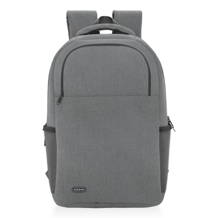 Aisens Mochila Premium para Portátil 15.6" Gris, Protección Acolchada, Diseño Multifuncional
