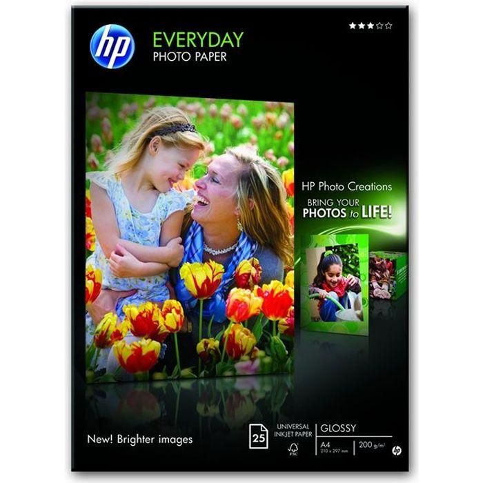 Papel fotográfico HP Q5451A - 25 hojas A4