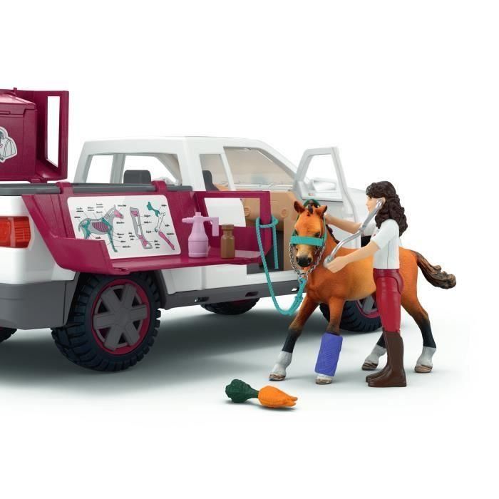 Set veterinario móvil con remolque, SCHLEICH 42704 Horse Club 3 Set veterinario móvil con remolque, SCHLEICH 42704 Horse Club 3