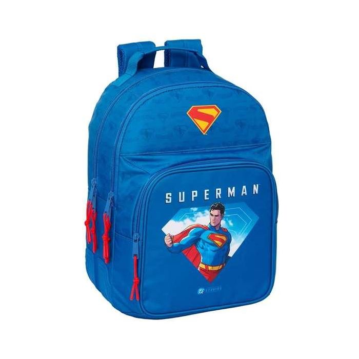 Safta Mochila Doble con Cantoneras Adaptable a Carro Superman 420x320x150 mm 0 Safta Mochila Doble con Cantoneras Adaptable a Carro Superman 420x320x150 mm 0