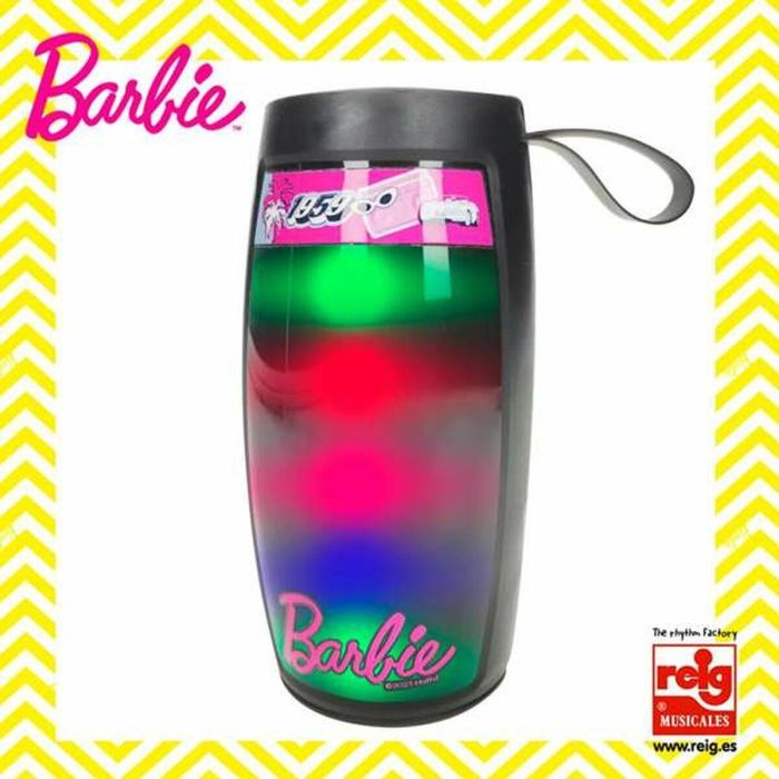 Altavoz barbie con bluetooth con luces led 15 cm 1