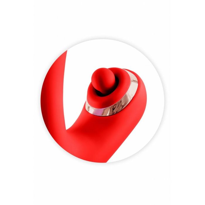 Vibrador Doble Estimulación Yoba JOYFULLY Rojo 2 Vibrador Doble Estimulación Yoba JOYFULLY Rojo 2