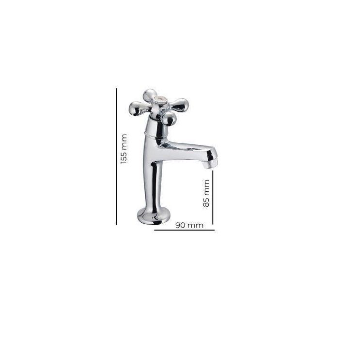 Edouard Rousseau AUC3047404060145 Grifo mezclador infrarrojo para fregadero NUUK, Cromo, con ahorro de agua y máxima higiene 3
