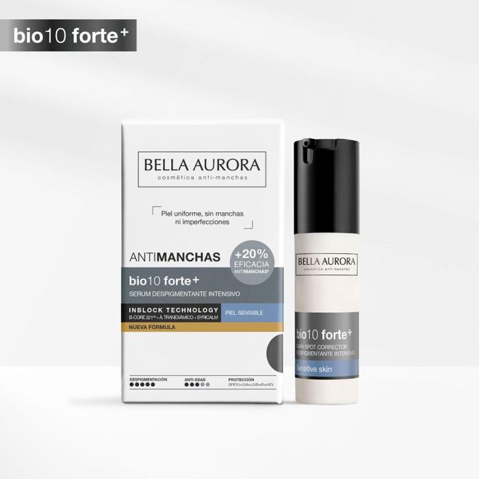 Bella Aurora Bio10 Forte+ Serum Despigmentante Piel Sensible 30 mL 1 Bella Aurora Bio10 Forte+ Serum Despigmentante Piel Sensible 30 mL 1