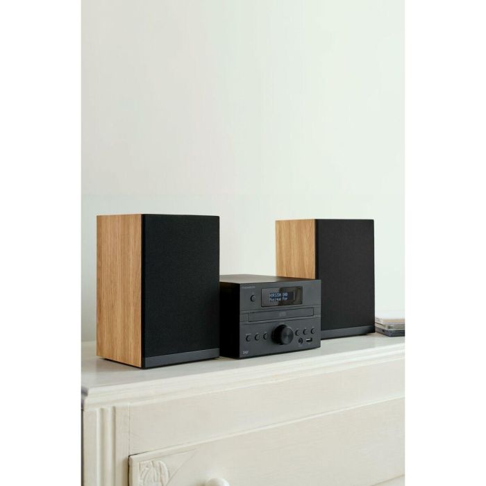 Thomson THO3499550389999 Microcadena Bluetooth, Radio CD MP3 USB DAB, Madera y Negro 9 Thomson THO3499550389999 Microcadena Bluetooth, Radio CD MP3 USB DAB, Madera y Negro 9