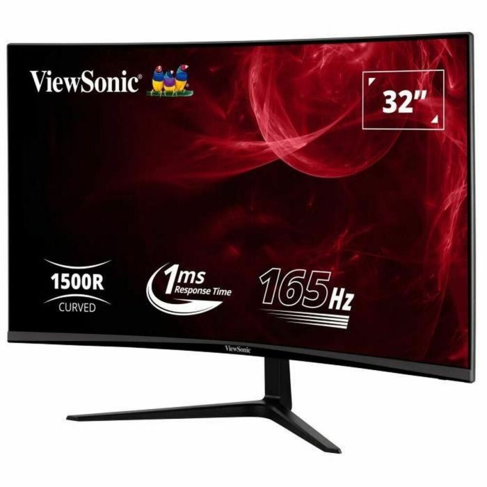 Pantalla curva para juegos de PC - VIEWSONIC VX3218 - PC - MHD - 32 FHD - Panel VA - 1 ms - 165Hz - DisplayPort - AMD FreeSync