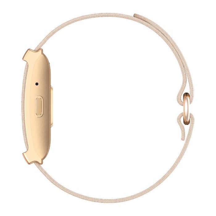 Beafon Fit 20F - Pulsera de Actividad Inteligente Impermeable IP68 con Monitor Cardíaco, Sueño, GPS y SpO2 - 25 Días Batería - Color Oro Rosa