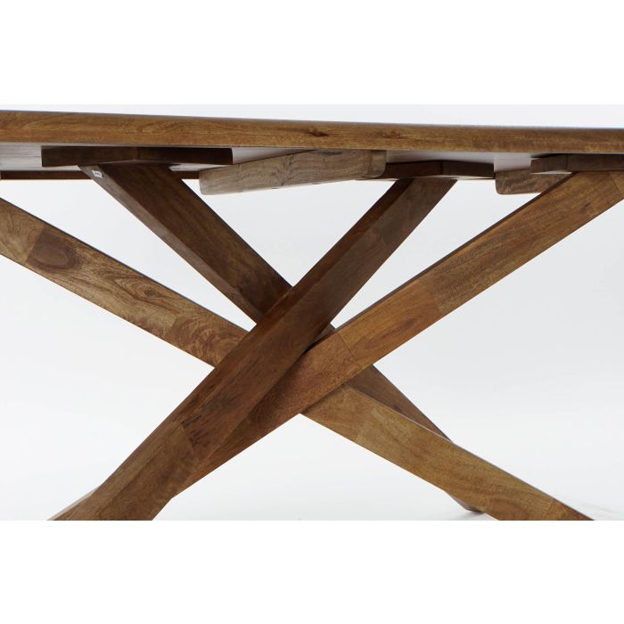 DKD Home Decor Mesa Comedor Colonial Natural 86 x 76 x 180 cm 4