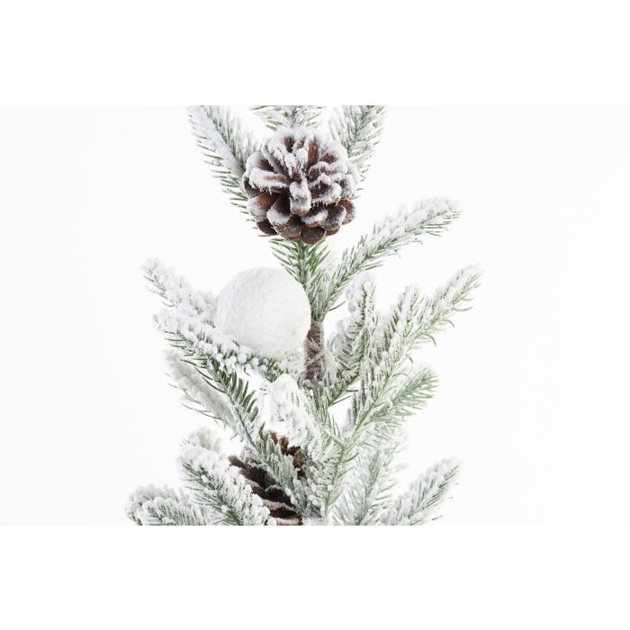 DKD Home Decor: Árbol de Navidad Alpina, Colores Verde y Blanco, 66 cm de Alto, de Plástico PE, Pack de 2 Unidades 2 DKD Home Decor: Árbol de Navidad Alpina, Colores Verde y Blanco, 66 cm de Alto, de Plástico PE, Pack de 2 Unidades 2