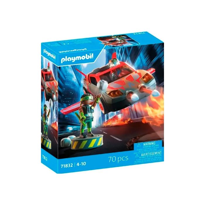 Héroe Con Vehículo 71832 Playmobil 0 Héroe Con Vehículo 71832 Playmobil 0