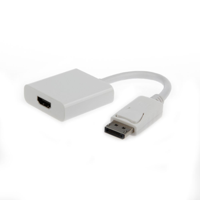 Gembird A-DPM-HDMIF-002-W adaptador de cable de vídeo 0,1 m DisplayPort HDMI tipo A (Estándar) Blanco Gembird A-DPM-HDMIF-002-W adaptador de cable de vídeo 0,1 m DisplayPort HDMI tipo A (Estándar) Blanco