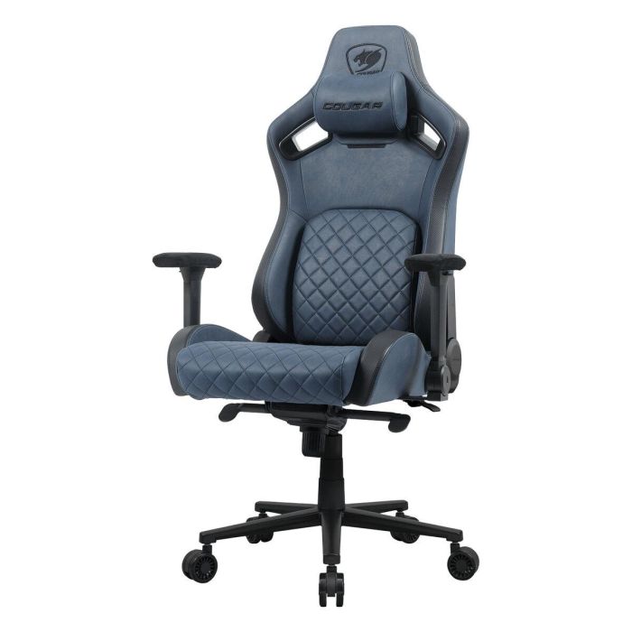 Cougar Silla Gaming Defensor S Navy Blue F Silla para videojuegos universal, 150 kg, Asiento acolchado, Respaldo tapizado, Color Azul y Negro 5 Cougar Silla Gaming Defensor S Navy Blue F Silla para videojuegos universal, 150 kg, Asiento acolchado, Respaldo tapizado, Color Azul y Negro 5