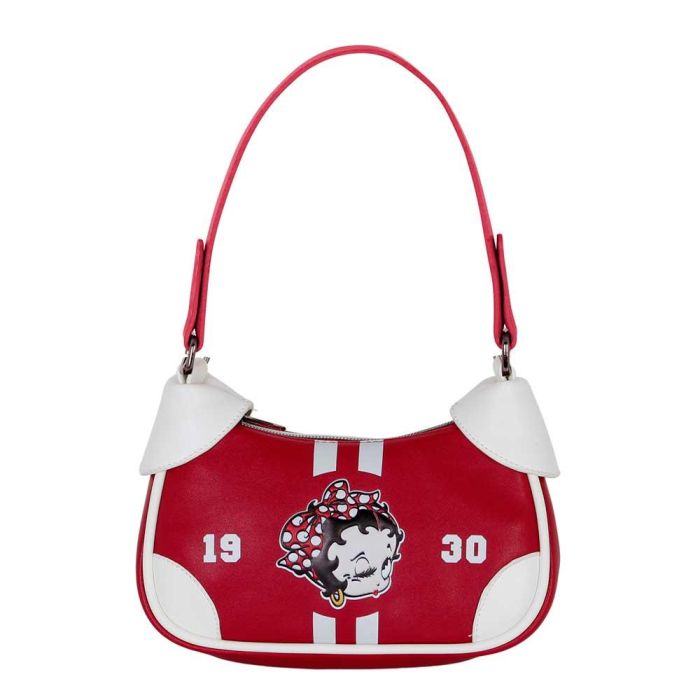 Bolso Fancy Casual Varsity Betty Boop Burdeos 1