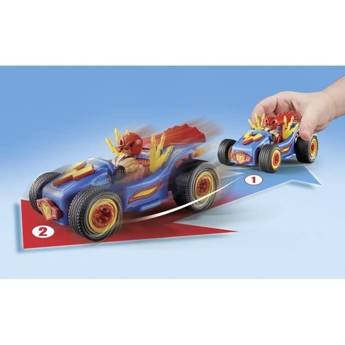 Playmobil 71632 Kart Racing Luchador Funstars para Carreras con Accesorios Rediseñables - Juguete de Velocidad para Niños +4 años 2 Playmobil 71632 Kart Racing Luchador Funstars para Carreras con Accesorios Rediseñables - Juguete de Velocidad para Niños +4 años 2