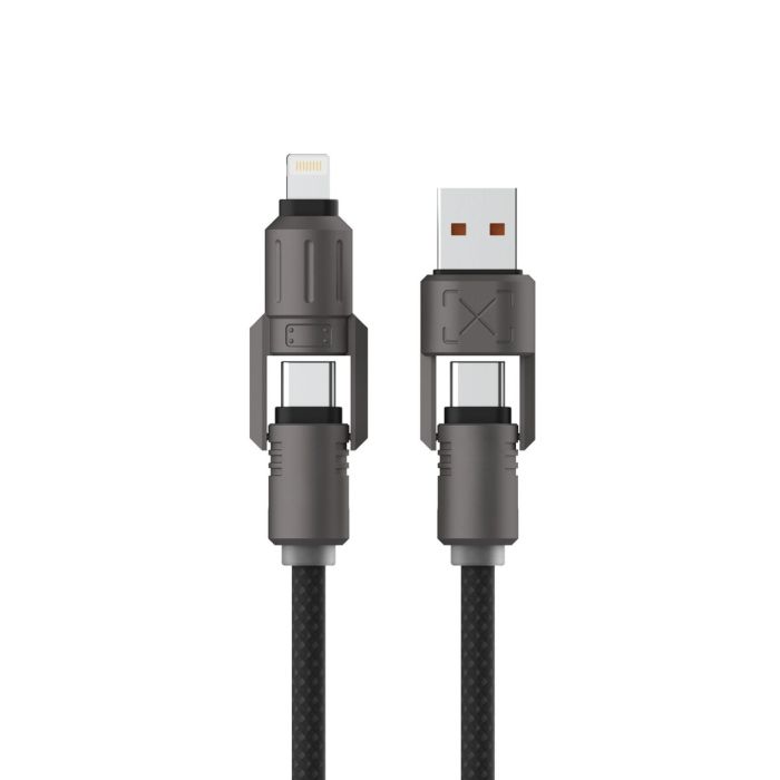 Cable USB KSIX Negro 1 m 5 Cable USB KSIX Negro 1 m 5